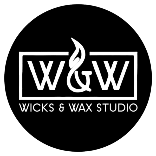 Wicks and Wax logo